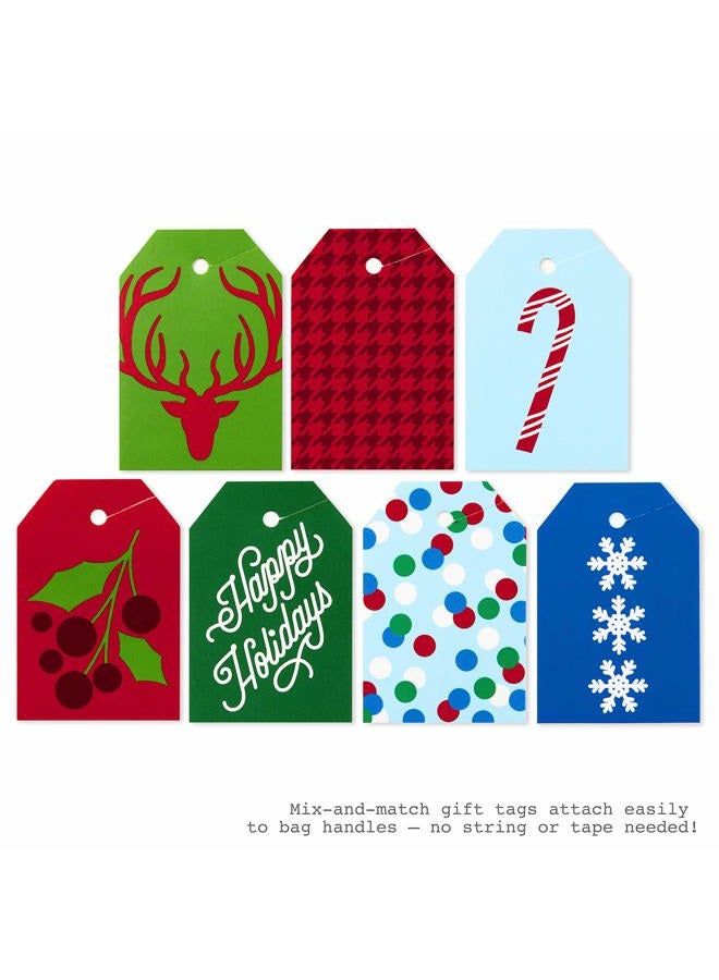 Hallmark Christmas Assorted Gift Bag Bundle with Mix-n-Match Gift Tags, Traditional (Pack of 7 Gift Bags: 3 Large 13", 4 Medium Gift Bags 9"; 7 Gift Tags) - Image 5