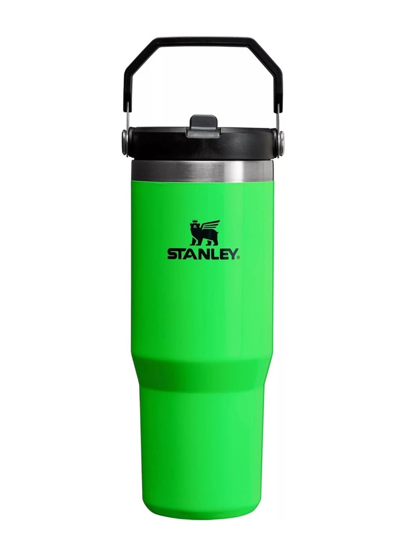 Stanley Iceflow 30oz Stainless Steel Tumbler with Flip Straw | Vacuum Insulated Leak Resistant Water Bottle | Keeps Drinks Cold 12H, Ice 48H | BPA Free Travel Mug for Home, Office & Car - Image 1
