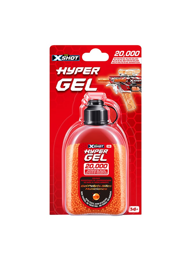 X-Shot Hyper Gel Gellets 20K Pack – Refill Gel Beads for Gel Blaster Toys - Image 2