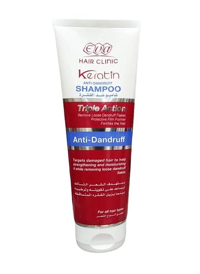 Eva - Shampoo Anti Dandruff Triple Action 230 ml - Image 1