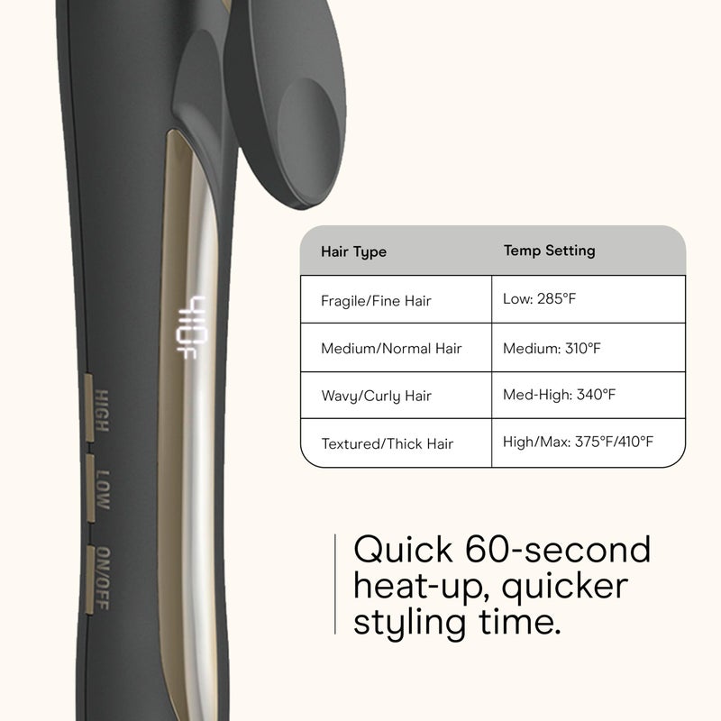 CONAIR Infiniti PRO CONAIR Triple Barrel Waver Curling Iron, 3-Barrel Hair Waver to Create Long-Lasting Beachy Waves, for use on Medium to Long Hair, Dual Voltage, Gray - Image 4