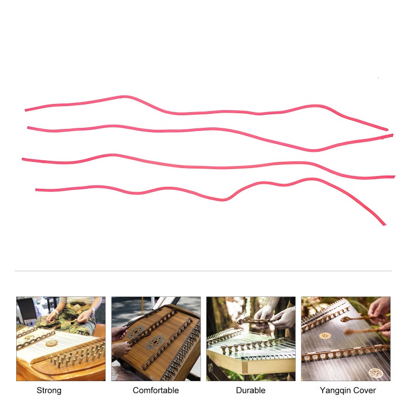 4 Pcs Professional Yangqin Qin Protective Covers Anti-oxidant Accessories - Image 1