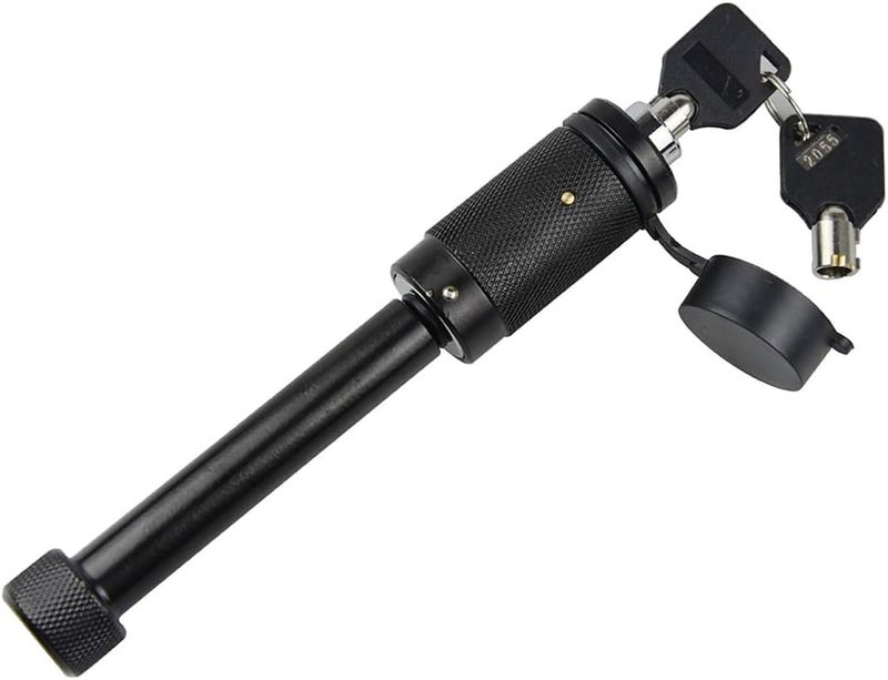 TOPTOW 63520 Trailer/RV Hitch Lock - 5/8 inch Locking Pin, 3-1/2 inch Span for Class 3, 4, 5 Receivers - Image 1