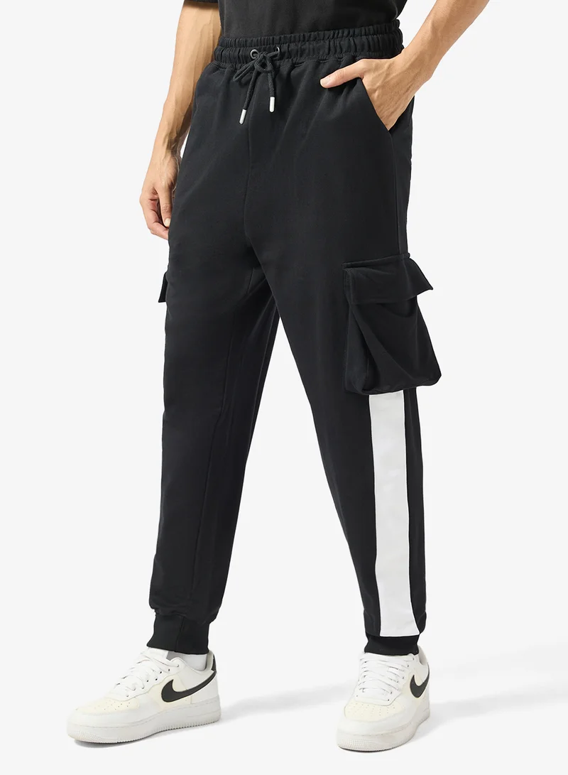 Panel Cargo Pocket Oversized Joggers