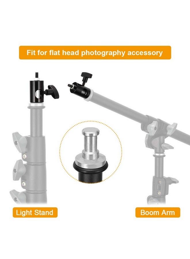 UTEBIT 2Pcs Rapid Adapter Convert With 1 4" Screw Dslr Mount Bracket Multi Functional Mount Bracket Adapter Photo Studio Light Stand Tip Boom Arm Photo Studio Photography Accessory - Image 3