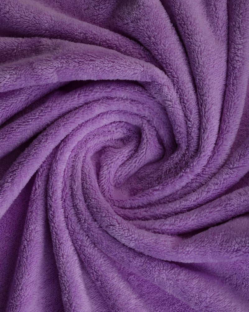 Glivary Microfiber 300 TC Large Bath Towels | (70X140) Extra Soft Plush & Quick Dry High Absorbency Large Size Towels For Bathing (Puple), Purple - Image 3