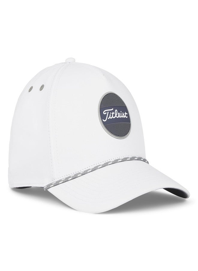 تيتليست قبعة غولف Titleist Boardwalk Rope، أبيض/أزرق نيلي مغسول/أبيض - Image 2