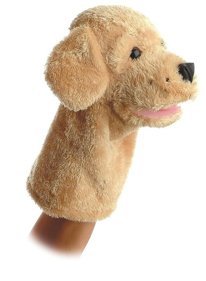 AURORA AuroraÂ® Interactive Hand Puppet Garthâ„¢ Stuffed Animal - Storytelling Adventures - Playful Learning - Brown 10 Inches 