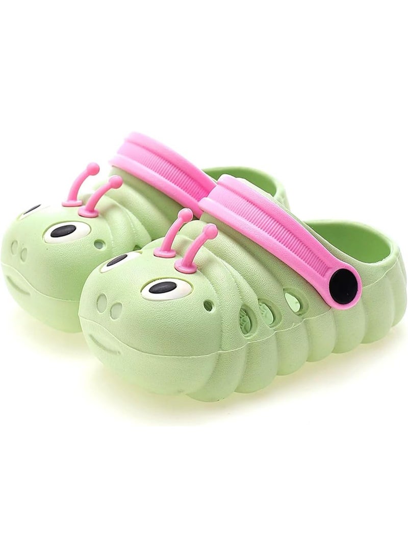 MiniMe Baby Boy EVA Foam Sandals | 4 Years | Green & Yellow | EVA Foam & Flexible Strap | Bug Design | Lightweight & Breathable | Easy Slip-On & Adjustable Heel Strap | Non-Slip Durable Sole - Image 1