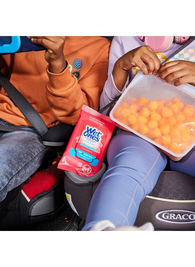 Wet Ones - Antibacterial Hand Wipes Fresh Scent Wipes Travel Wipes Case Antibacterial Wipes  20 Ct. Travel Size Wipes - Image 1