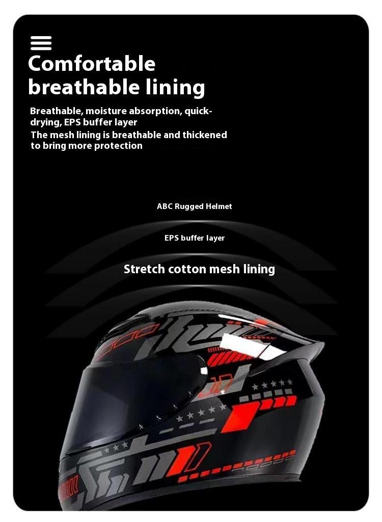 general Full Face Motorbike Helmet Motorcycle Adult Rider Biker Sports Crash Helmet - Image 5