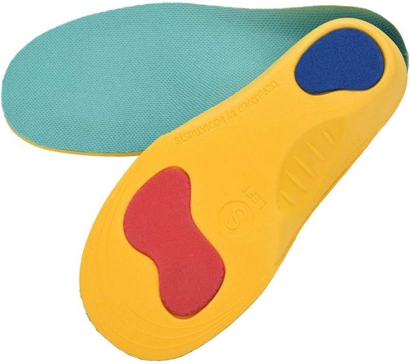 klarako Insoles for Children Breathable Flat Feet Orthopedic Insole Orthotic Corrective Arch Support Cushion Shoe Inserts Insoles Pads for Kids (S) S - Image 1