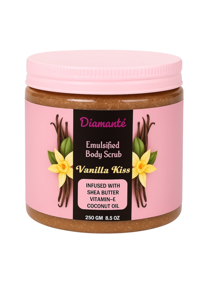 Diamantè Vanilla Kiss Emulsified Body Scrub - Image 1