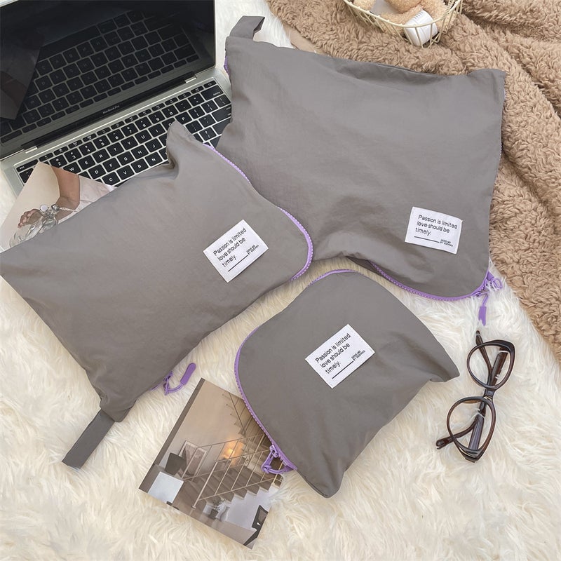 411202 travel waterproof storage bag business cosmetics underwear finishing bag luggage special sub-bag Dark gray