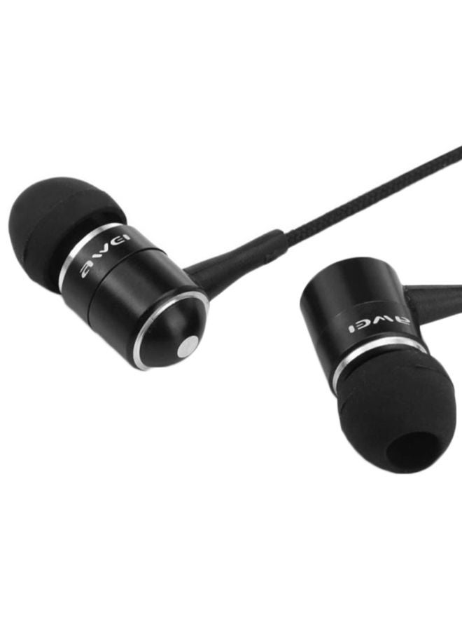 NIBEMINENT In-Ear Wired Earphones With Microphones Black - Image 2