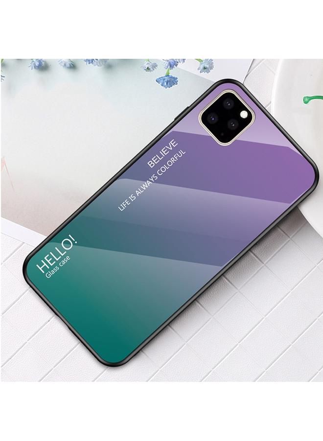 S-TOP Case For iPhone 11 Gradient Color Glass Case - Image 2