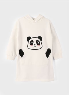 LC WAIKIKI Hooded Long Sleeve Girl Dress  - Image 1