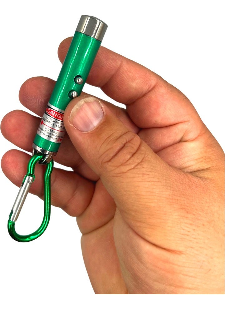 Powerdex 3 in 1 Flashlight Laser Night Light Keychain Battery Green 1 Pack (12 Pieces)  - Image 5