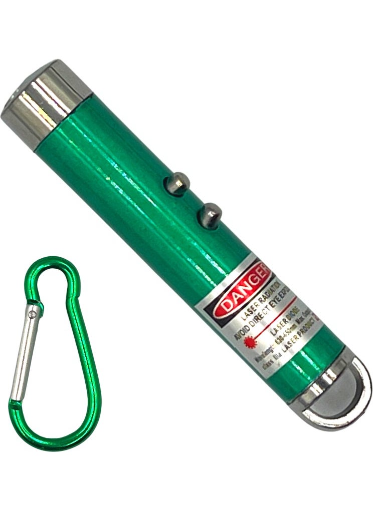 Powerdex 3 in 1 Flashlight Laser Night Light Keychain Battery Green 1 Pack (12 Pieces)  - Image 2