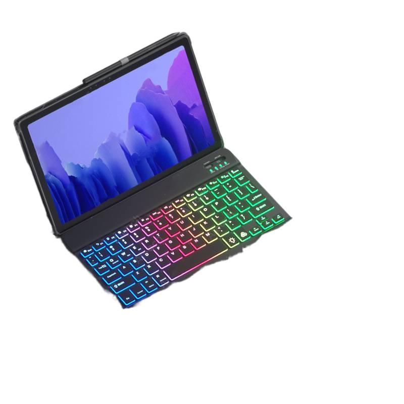 DGG حافظة آيباد بلوحة مفاتيح متوافقة مع iPad Pro 12.9 باللون أزرق باللون الأزرق - Image 2