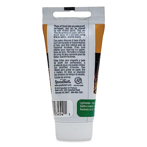 Speedball Art Products Company 003454 37cc Oil Block Ink, Green - Image 2