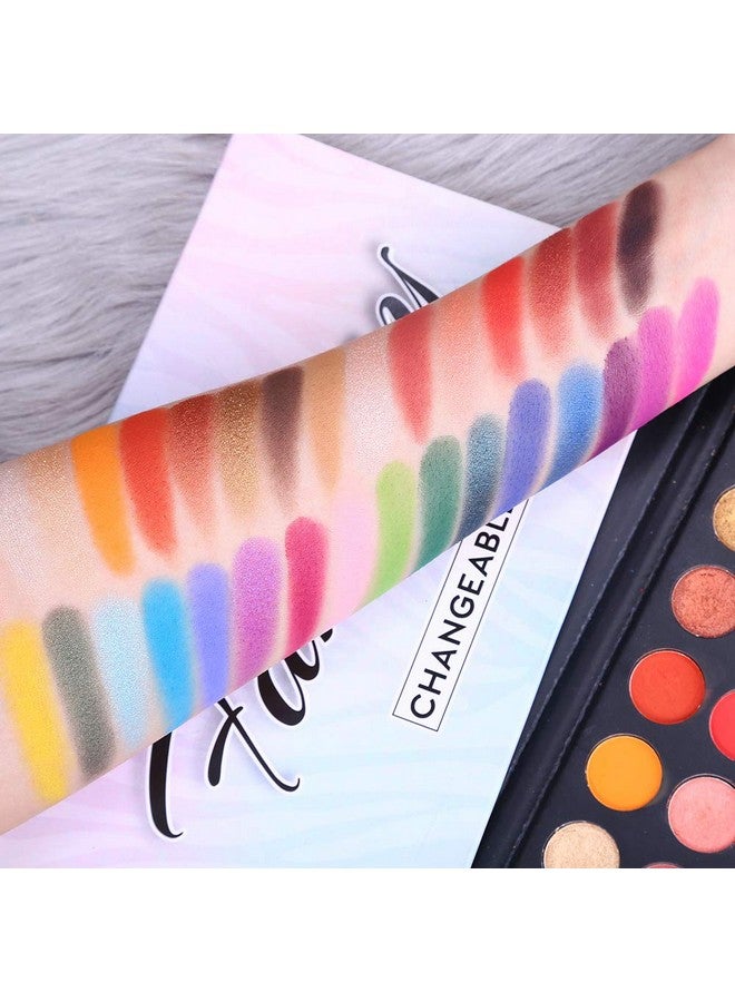 Prism Makeup Highly Pigmented Eye Makeup Palette Matte Shimmer Metallic Eyeshadow Pallet Long Lasting Blendable Natural Colors Make Up Eye Shadows Cosmetics Gift Kit - Image 4