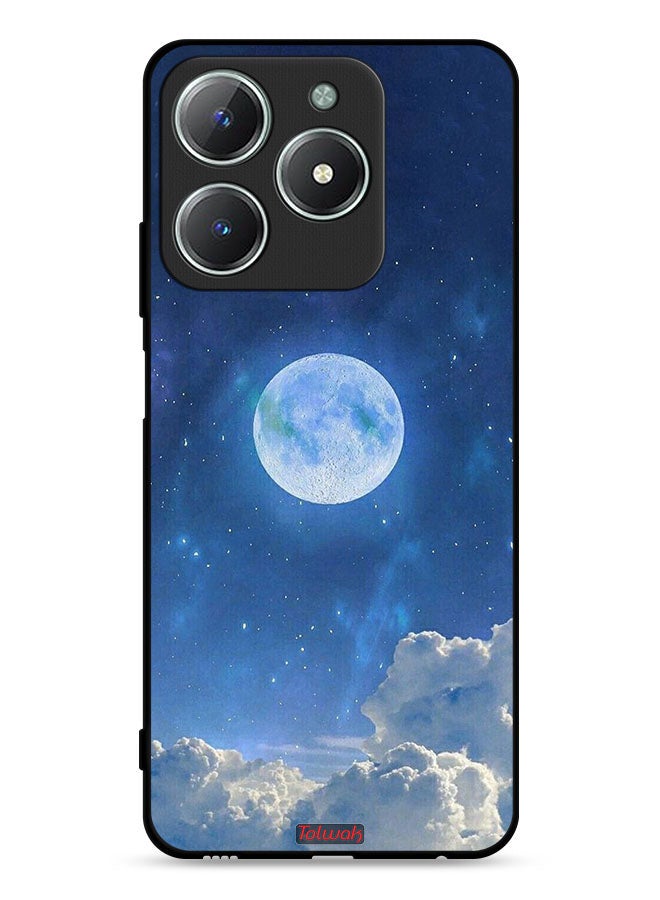 Tolwak Realme C63 4G Protective Case Cover Moon Clouds - Image 1