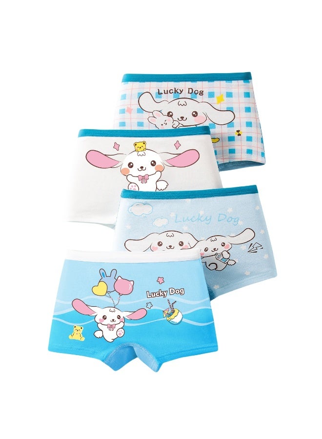 KUYING New Comfortable Skin friendly Breathable Underwear Set 0f 4 