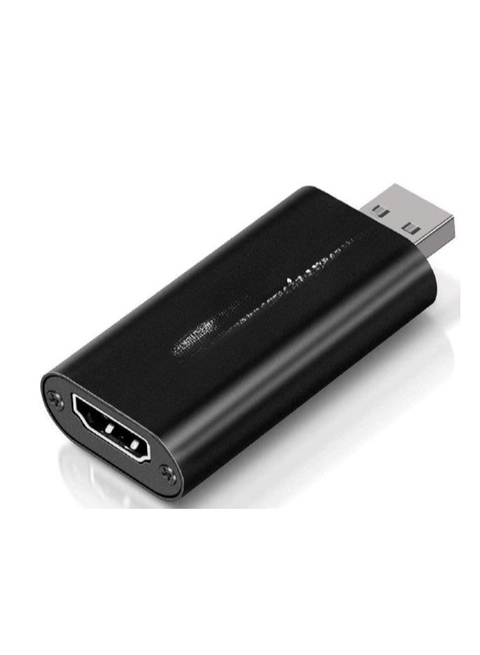 4K HDMI Video Capture Card to USB 2.0, Audio and Video Capture Adapter for Live Streaming, Recording, Video Conferences and Content Creation - Image 1