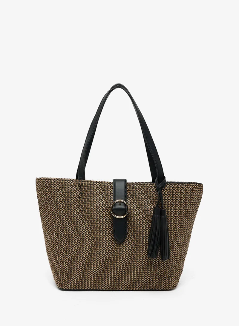 ان كلاين Anne Klein Akh6169 Black Women's Shoulder Bag