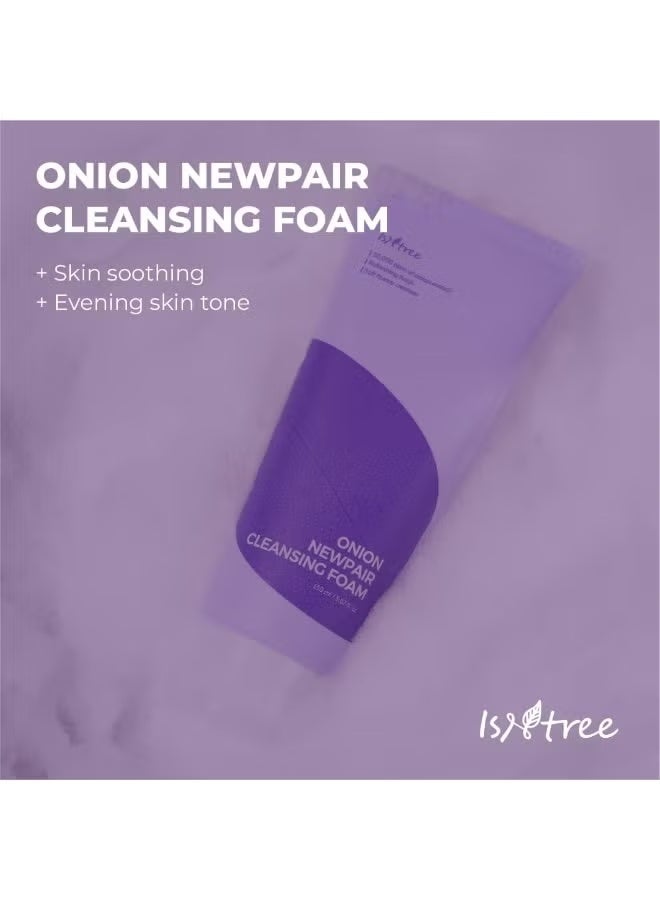 Isntree Onion Newpair Cleansing Foam for Skin Clarifying and Redness Soothing - 150ml - Image 3