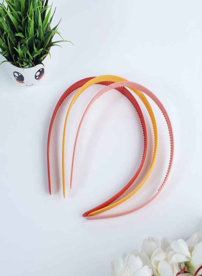 التعارف مجموعة آنا كرييشنز المكونة من 12 قطعة من عصابات الرأس البلاستيكية ذات الأسنان، متينة وخفيفة الوزن، مناسبة للرياضة، للنساء والفتيات والمراهقات والأطفال، إكسسوارات شعر مانعة للانزلاق (لمسة نهائية غير لامعة - 1.2 سم). - Image 3