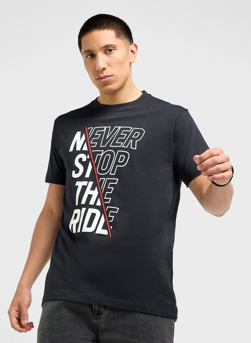 Seventy Five Basics Printed T-Shirt  - Image 1