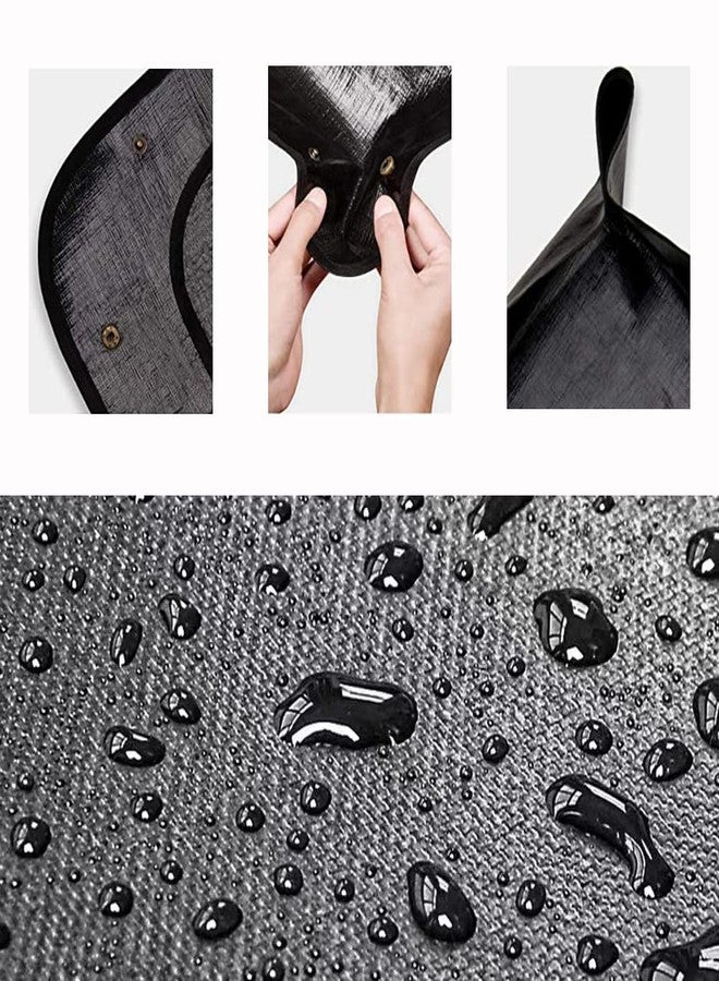 BIUWING 2PCS 39.4" x 39.4" Large Plant Repotting Mat Waterproof Transplanting Mat Indoor Plant Potting Mat Portable Gardening Mat Foldable Garden mat - Image 2