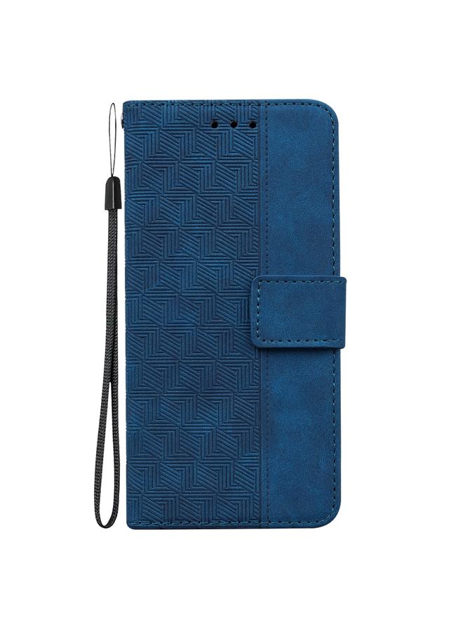 S-TOP Case For OPPO Reno8 T 5G / A1 Pro 5G Geometric Embossed Leather Phone Case - Image 2