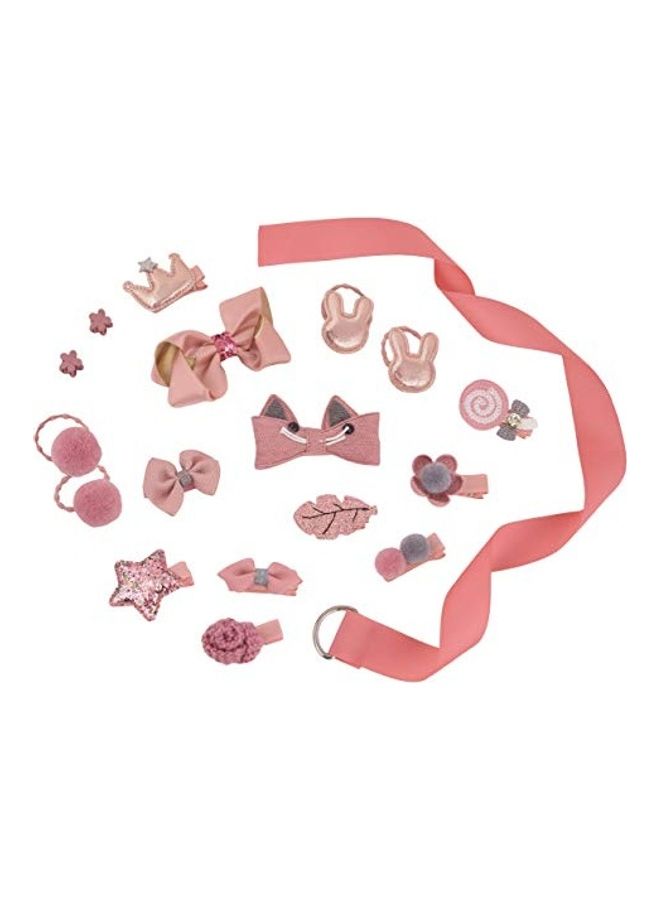 Yellow Bee 18-Piece Fashionable Hair Clip Set Multicolour - Image 2