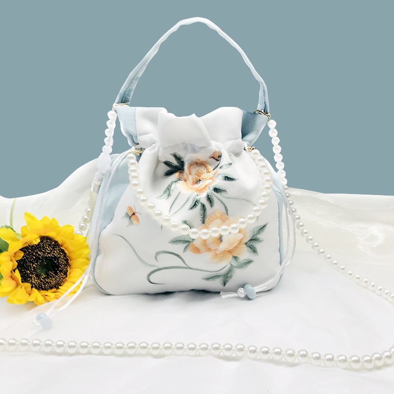 Yunzhiqi Chinese Style Embroidered Crossbody Bag - Image 2