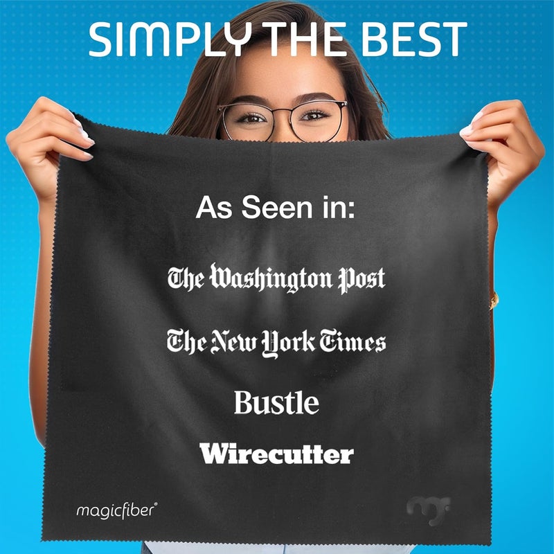 MagicFiber Extra Large Microfiber Cleaning Cloth - Premium Cloth for TV, Screens, Windows, Mirrors & More - Image 5