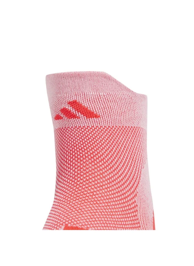 اديداس adidas RUNxADIZEROSock White Running SOCKS for Unisex - XS