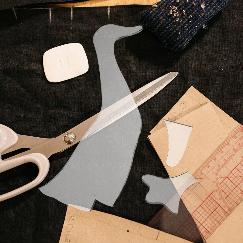Acrylic Quilting Templates 3 PCS Stuffed Duck Sewing Patterns DIY Patchwork Stencils Craft Art - Image 5
