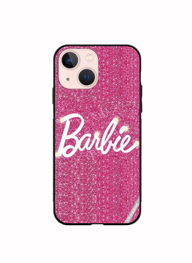 VR CREATIVE Protective Case Cover For Apple iPhone 14 Sparkling Barbie Design Multicolour - Image 1