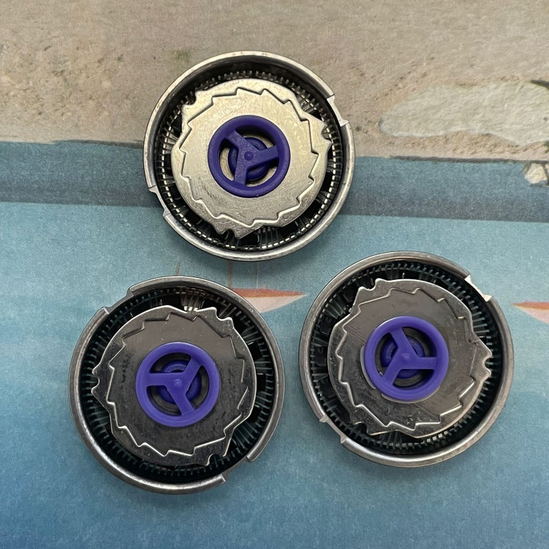 3pcs Replacement Electric Shaver Trimmer Heads Compatible With Philips Models - Image 1