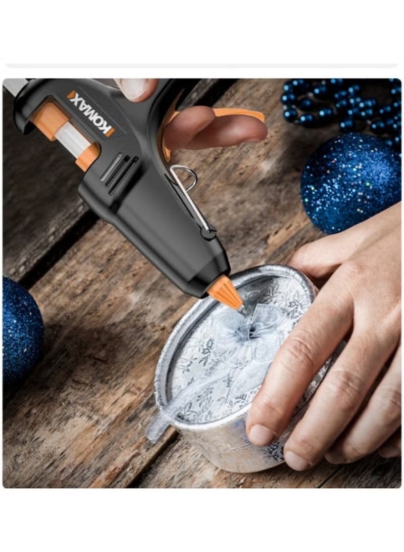 COMMAX 180W Mini Hot Glue Gun Set – Extra Large Glue Gun with 30 Glue Sticks - Image 4
