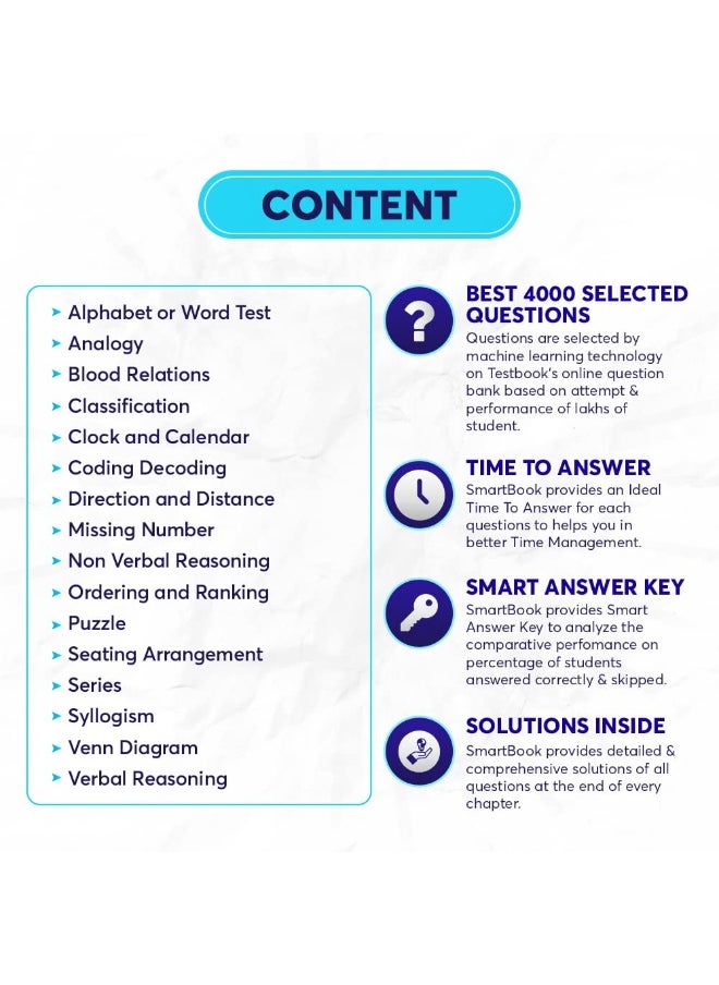 Best 4000 Smart Question Bank SSC General Intelligence and Reasoning in English