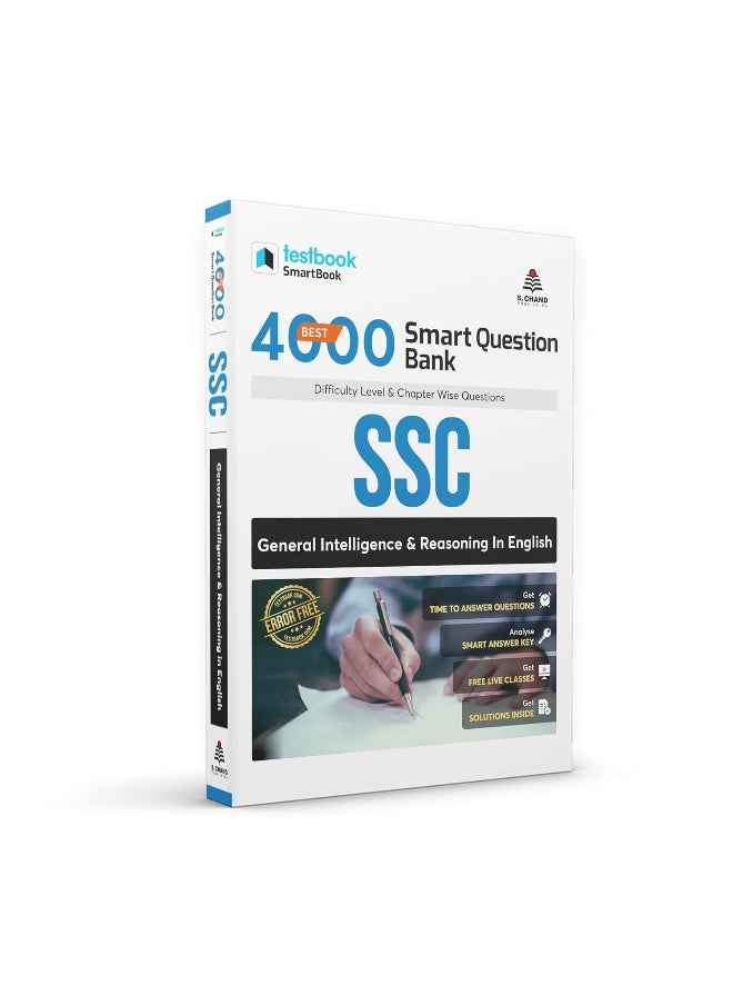 Best 4000 Smart Question Bank SSC General Intelligence and Reasoning in English