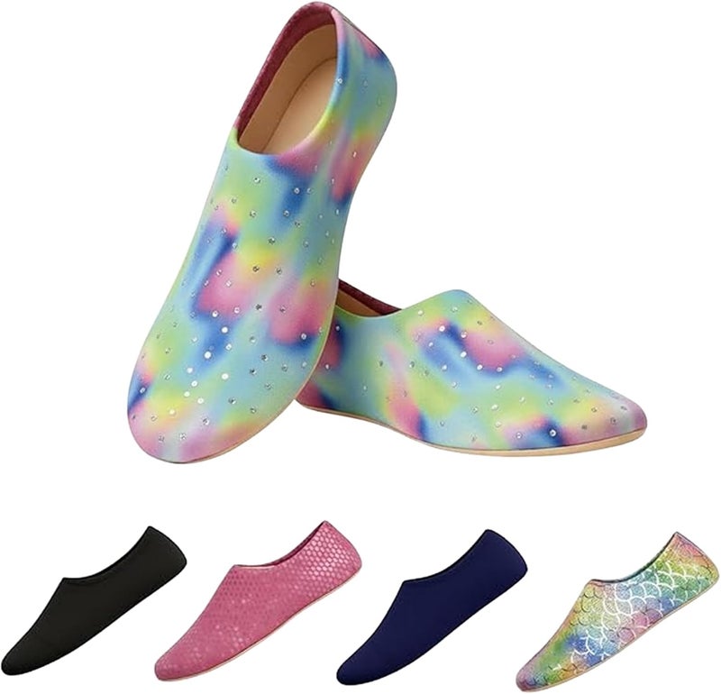 Slipstop water shoes for Women and Men - Quick-Dry Aqua Pool Socks Beach Shoes - Barefoot Shoes for Yoga, Indoor and outdoor activity - Black … - Image 1
