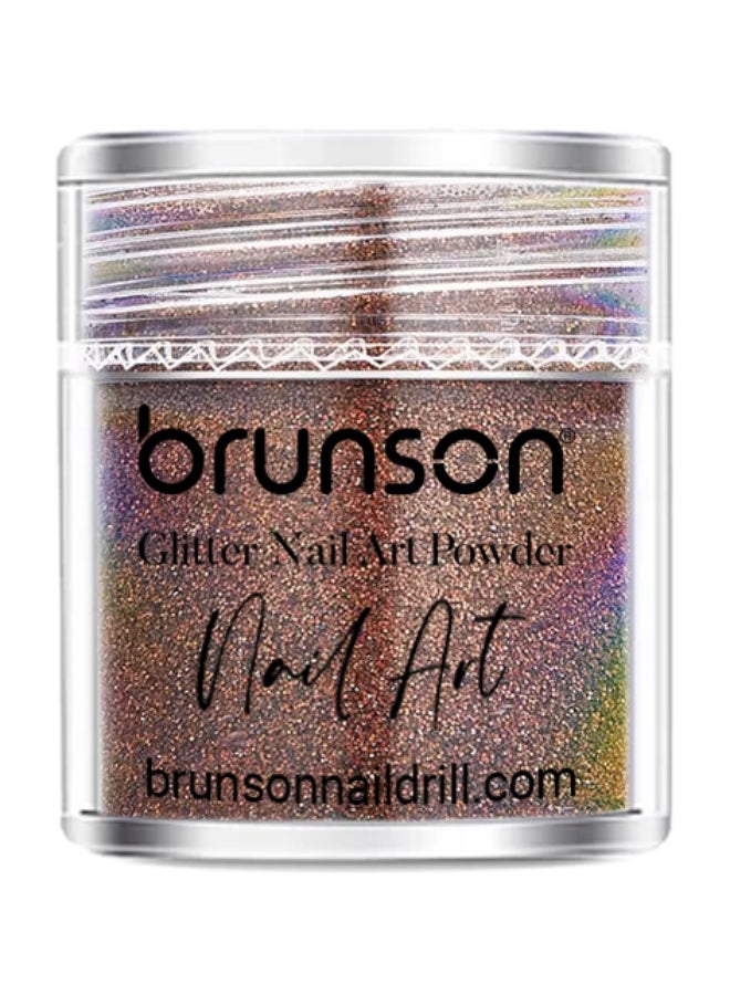 brunson Nail Art Glitter Powder -  Iridescent Fine Glitter Powder for gel nail polish -  gel and acrylic nail art powder (Diamond Dust) BGP35 - Image 1