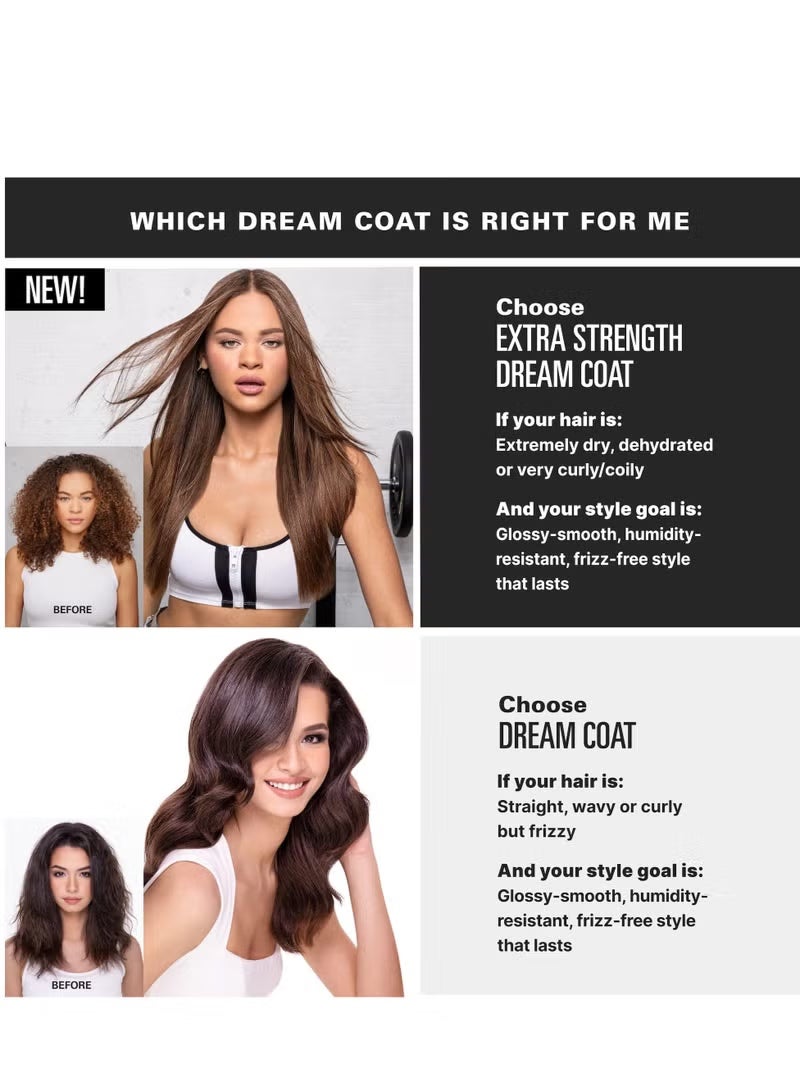 Color Wow Extra Strength Dream Coat, powerful, ultra moisturizing, anti humidity treatment for extremely frizz prone hair; glassy smooth, straight + frizz resistant styles for up to 3-4 washes - Image 5
