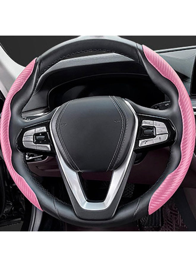 Generic Universal Steering Wheel Cover for Cars and SUVs – Anti-Slip, Breathable, Heat-Resistant Leather Grip, Fits 14.5–15 Inch Steering Wheels, Comfortable & Stylish Wheel Protector  - Image 4