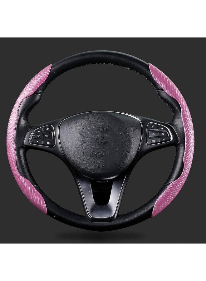 Generic Universal Steering Wheel Cover for Cars and SUVs – Anti-Slip, Breathable, Heat-Resistant Leather Grip, Fits 14.5–15 Inch Steering Wheels, Comfortable & Stylish Wheel Protector  - Image 3